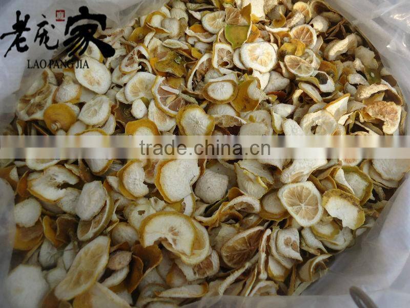 lemon peel powder in plastic shaker