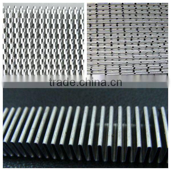 Racing sports car aluminum bar plate fin intercooler core, charge air cooler core, oil cooler core