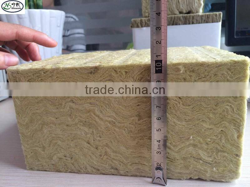 High Quality Basalt Fiber Materials Gardening & Hydroponics System & Insulation Rockwool Cubes Rockwool Board