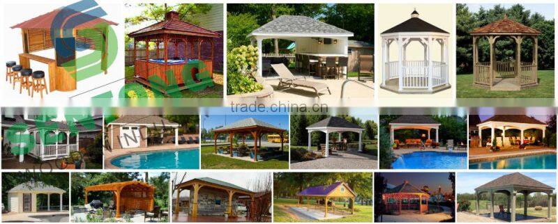 2013 New Design Fuctional Wooden Gazebo