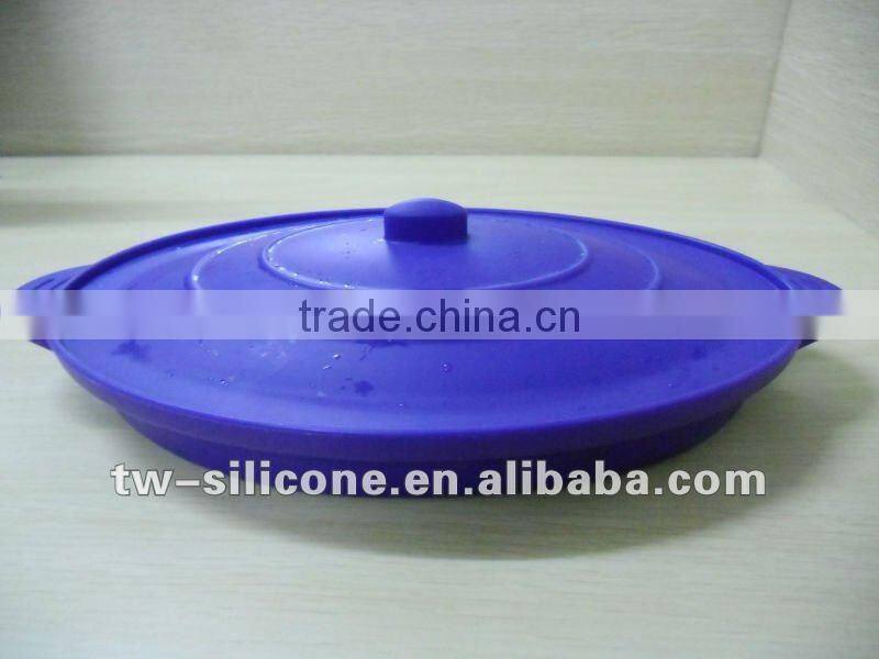 Recycling nontoxic silicone bakeware for baking