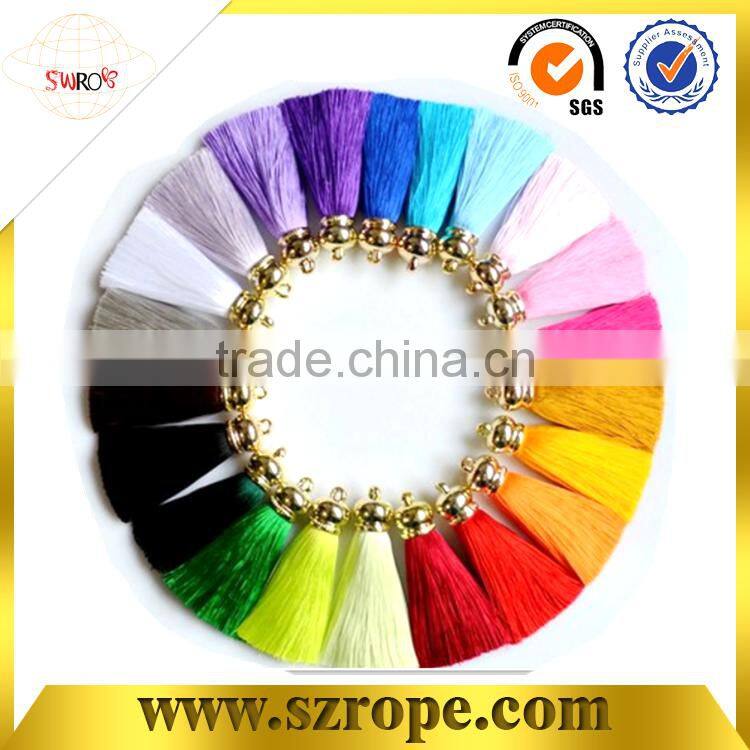 wholesale colorful tassel for tassel keychain jewelry