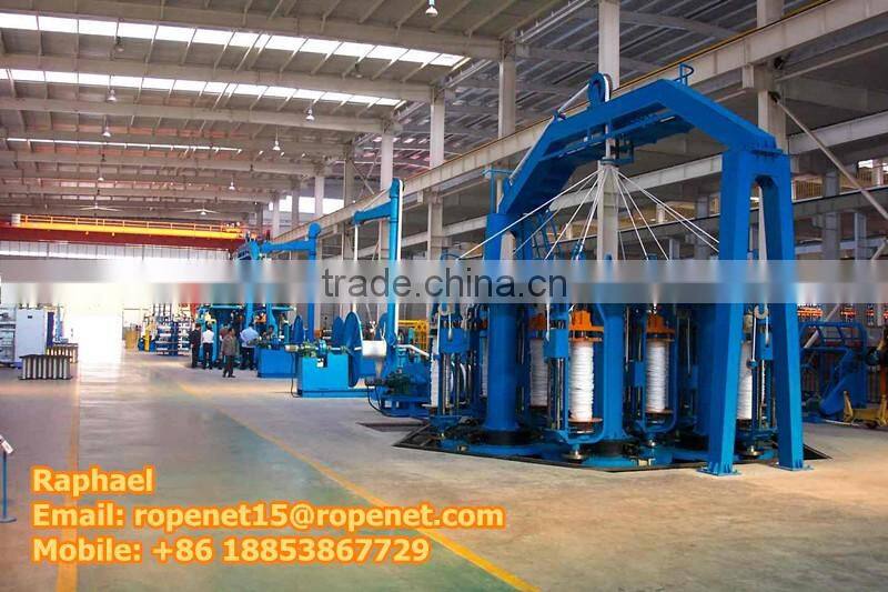 braided hawser rope machine/hawser machine for making rope of multifilament,nylon,dyneema: https://youtu.be/flTrF7Bg4NY