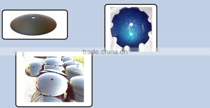 Notched harrow disc or disc plough