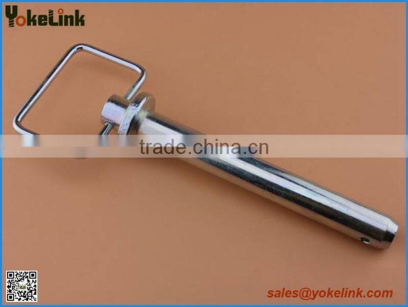 Zinc yellow Trailer parts Hitch Pin with wire lock pin