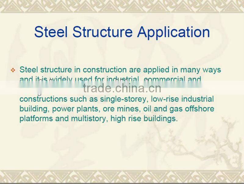 high quality steel structure chicken farming