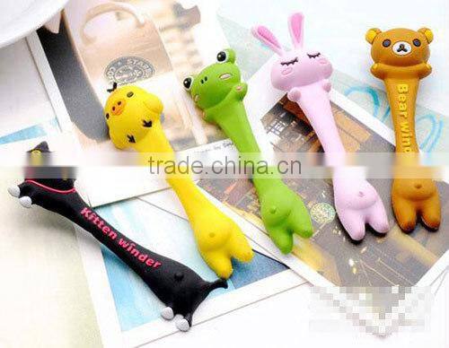 Newest design colourful silicone cable tidy , promotion gift,OEM welcome