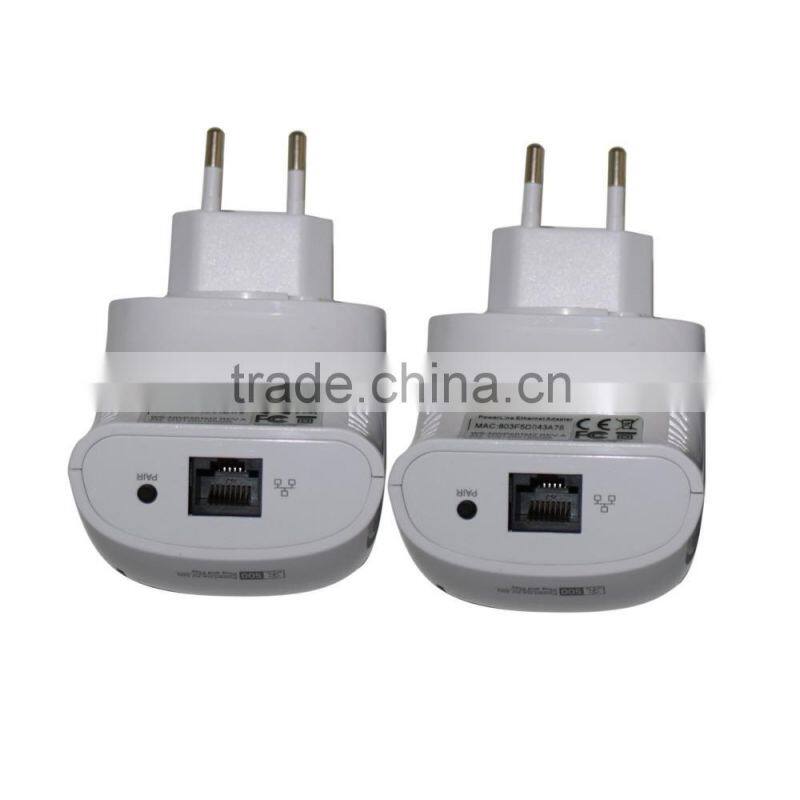 New products 500Mbps mini powerline extender network tool kit powerline adapter EU