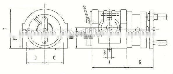 SEMI-UNIVERSAL DIVIDING HEAD