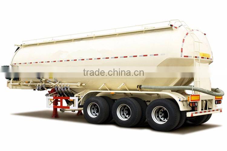Used cement bulker tank trailer 50CBM with diesel machine 4102