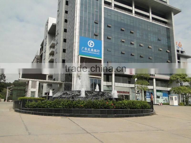 Wall waterfall fountain in guangzhou city