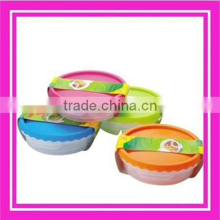singel large plastic food storage container in round shapefor home