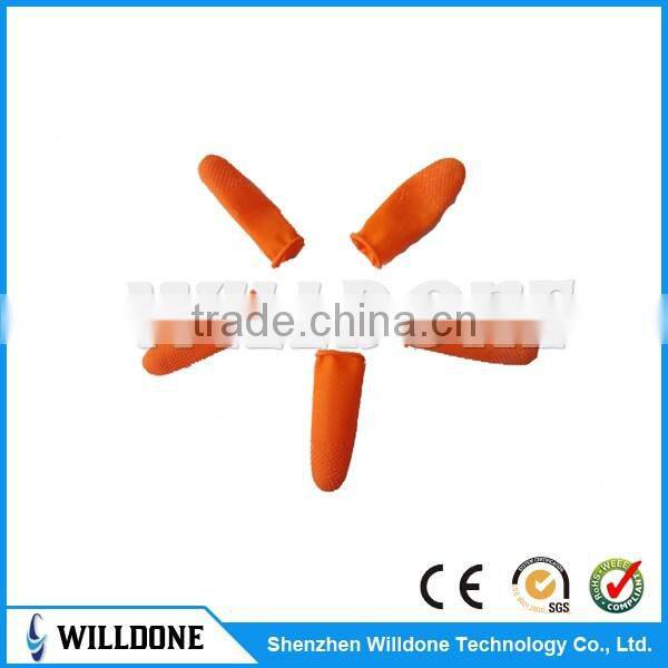 High Quality Orange Anti-slip Finger Cots