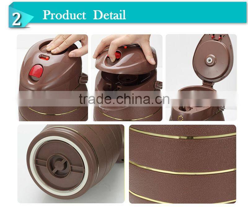2014 Decorative glass liner vacuum water coffee jar air pot (AGUO)