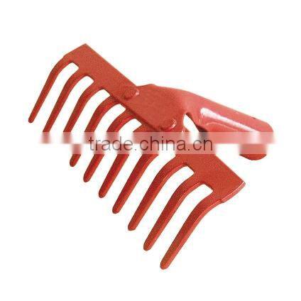 3 teeth cultivator with plastic coated fiberglass handle