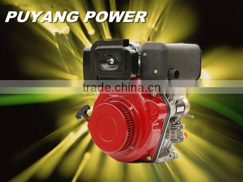 4 stroke OHV single cylinder Horizontal shaft gasoline engine for cultivators
