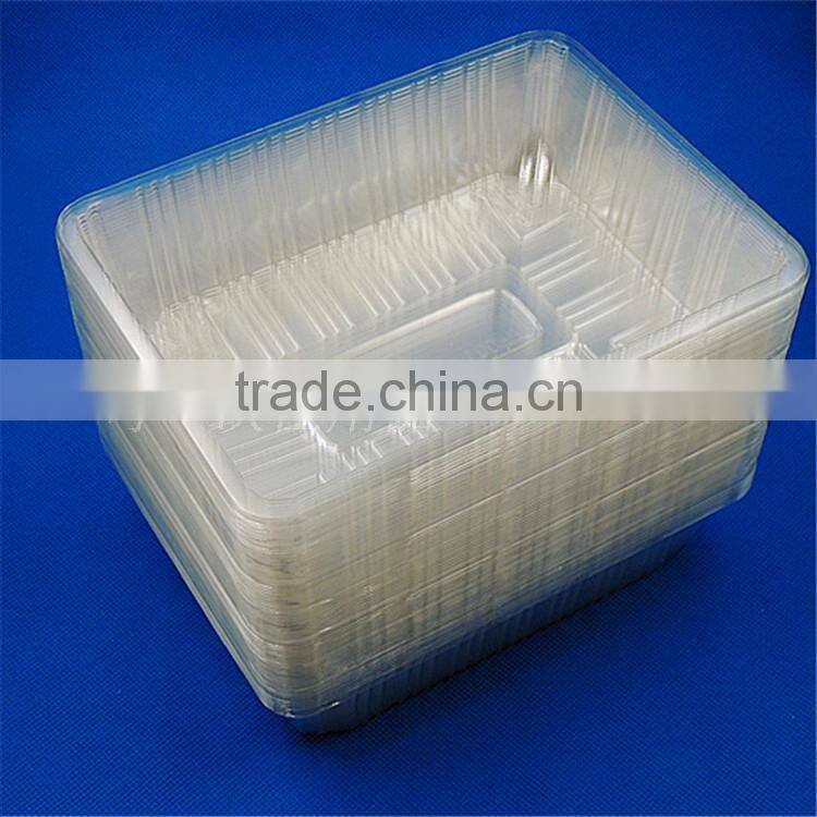 disposable plastic fruit and vegetable packing tray for supermarket