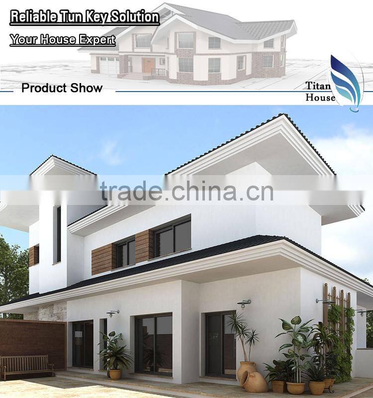 Prefab Light Steel Luxury House Buildings