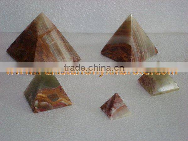MANUFACTURER AND EXPORTERS CUSTOM DESIGN AND SIZE ONYX PYRAMIDS HANDICRAFTS