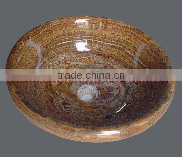 Natural onyx sinks and basins