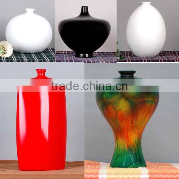 2015 new fashion fiberglass colorful flower vases