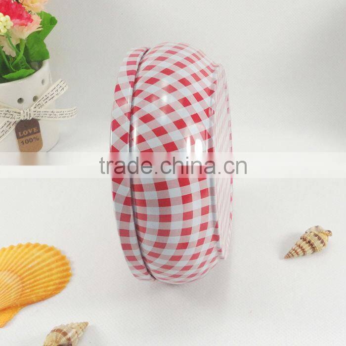 special customed pink delicate tin box