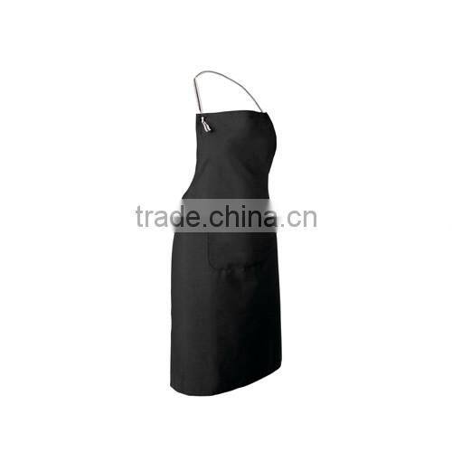Cotton fashion look kitchen apron with front pocket as promotion