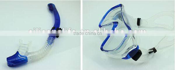 Wholesale Cheap Silicone Waterproof Diving Mask and Snorkel