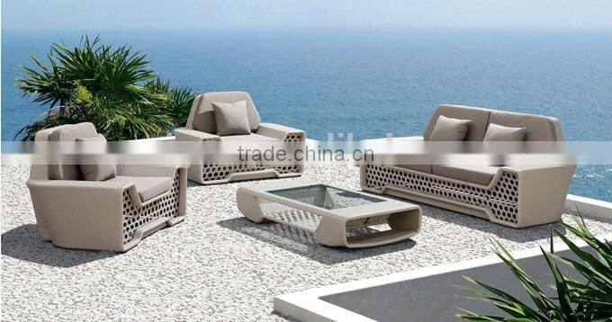 SIGMA outdoor white wicker furniture unique sofa design bamboo and rattan sofas