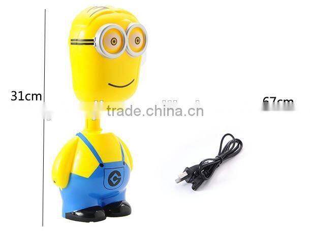 supply of creative cute LED cartoon folding desk lamp / USB charging eye protection lamp
