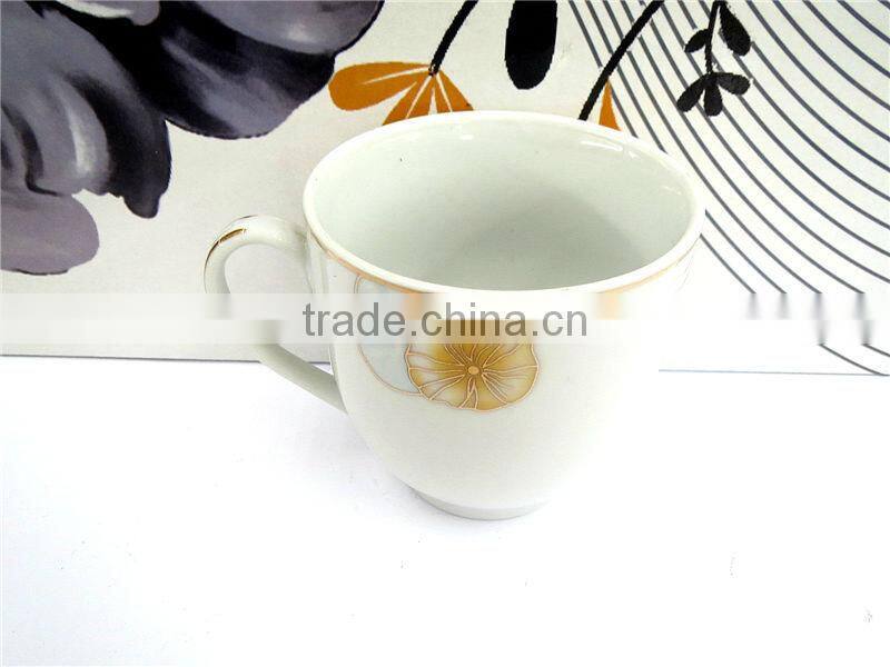 Hot sale ceramic porcelain Cups and Saucers Manufacture