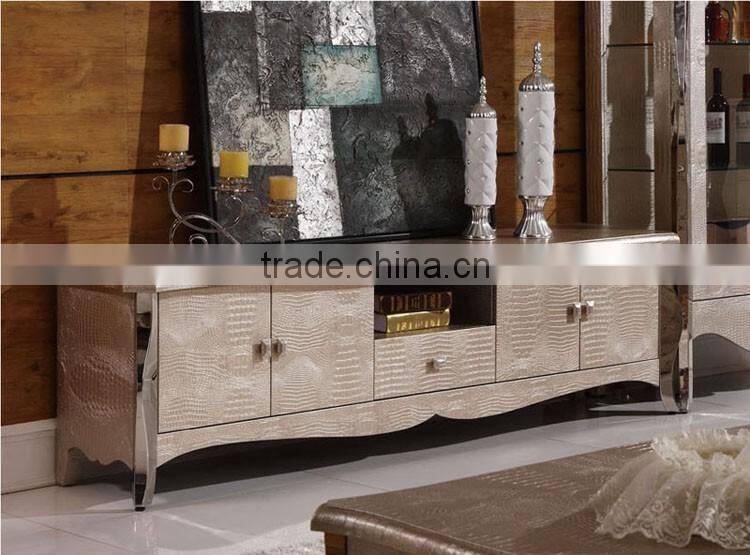 unique dining cabinet with stainless steel legs MDF panel for kitchen furniture
