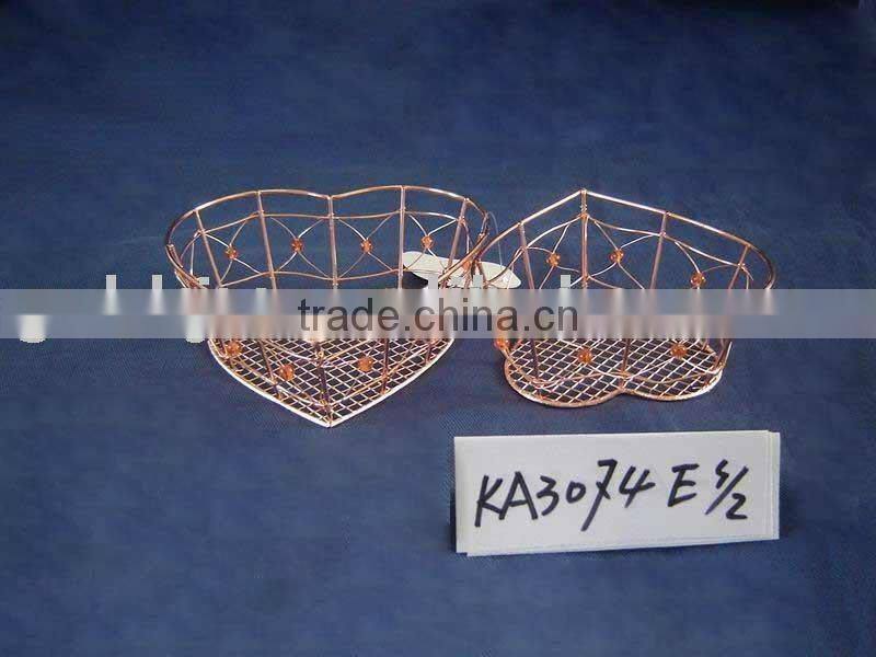 Cuprous iron wire printed indoor small youngers gifts basket