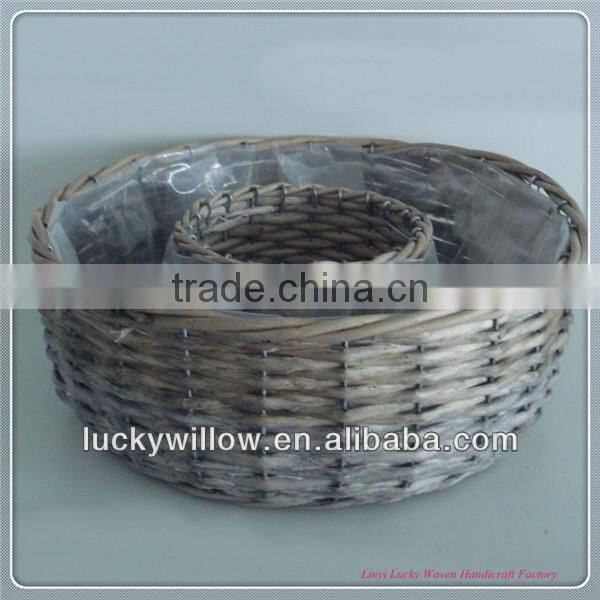 factory direct supply small round wicker basket