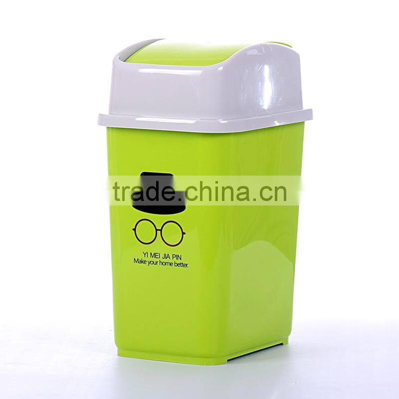 emc plastic trash cans with cover, indoor plastic waste bins with cover