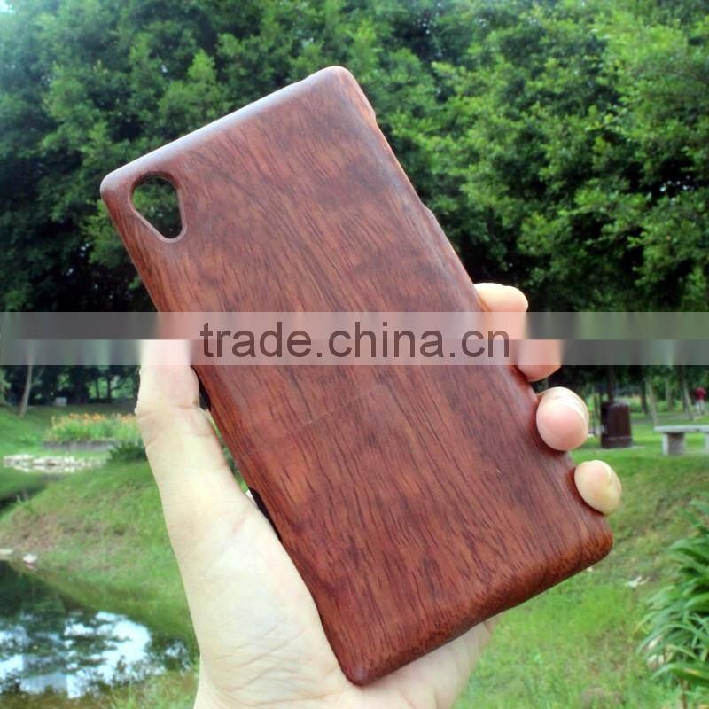 Classical Chinese walnut/bamboo/rosewood/cherry cell phone case for Sony