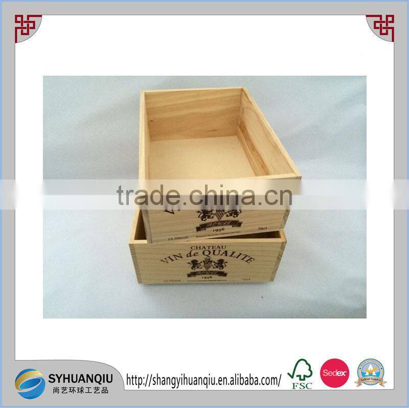Custom wood box sliding lid,unfinished wood box with sliding lid