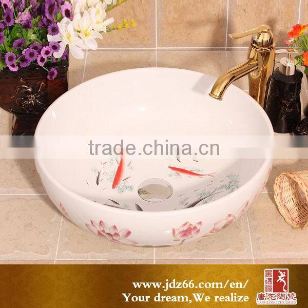 China supplier support white bathroom faucet basin