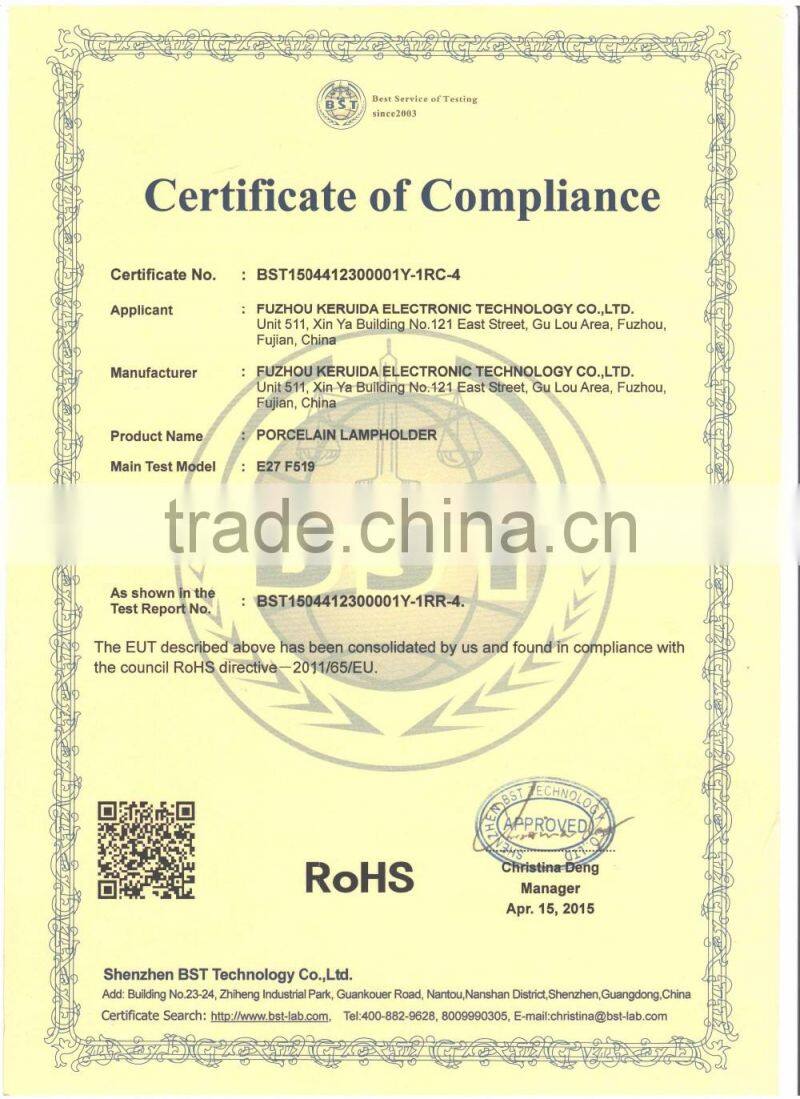 Bakelite &Plastic Lampholder F 1404 E14