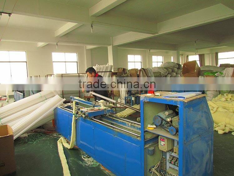 Patterned paint roller acrylic cover red/gray strip stick system roller frame