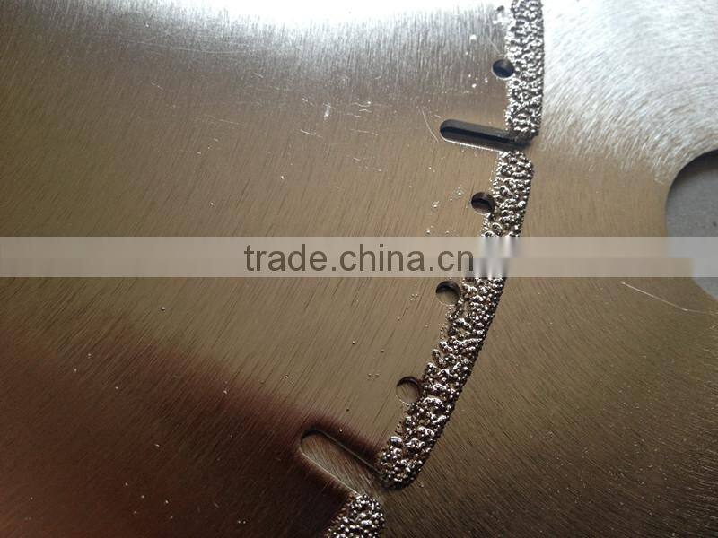 Vacuum Brazed diamond Grinding Disc /Vacuum Brazed Diamond saw blade/diamond band saw blade