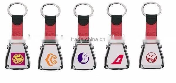 Custom Logo Mini Aircraft Buckle Seatbelt Keychain for China Airlines Corporate Gift & Merchandise