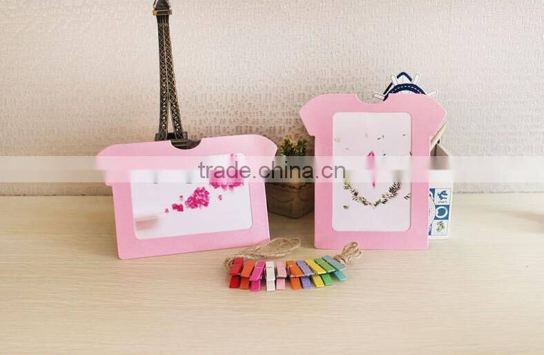 5Inches DIY Unique Valentine's Lover Hanging Paper Photo Frame Set Party Decoration Best Birthday Gift For Girlfriend