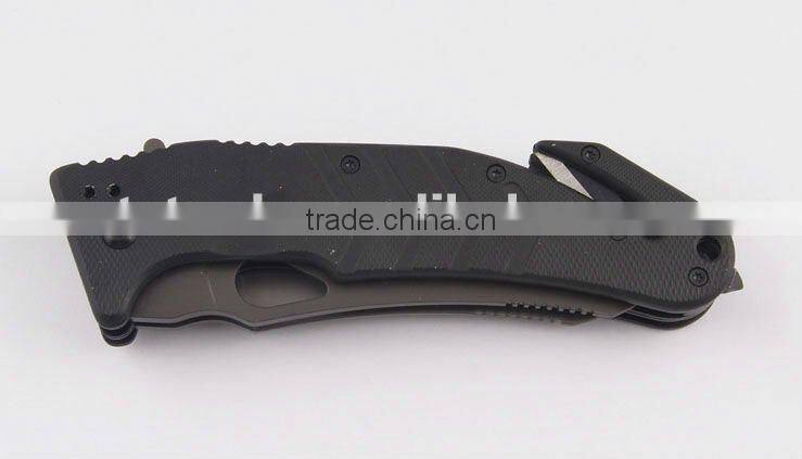 New design Multi functional stainless steel folding pocket strider knife PA42