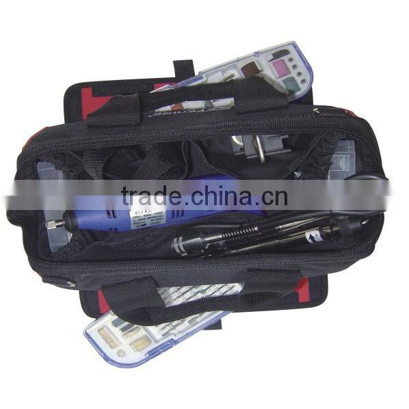 224-Piece rotary tool set and accessories in tool bag with GS UL EMC CE