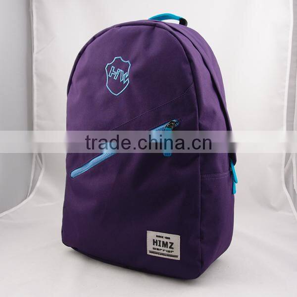 2015 new style fashion blue backpack