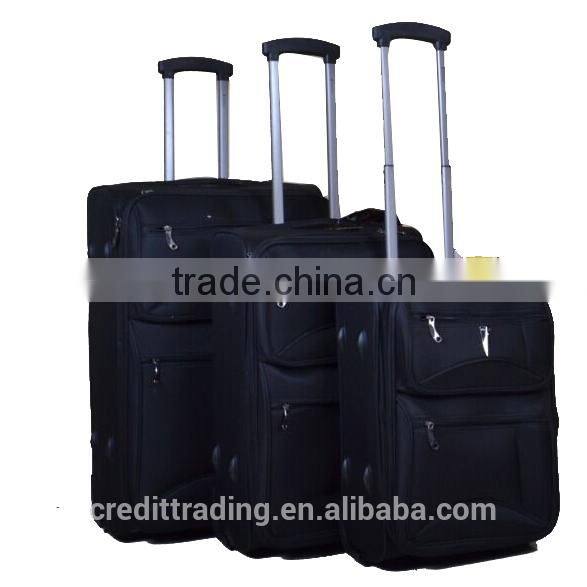 2015 new design purple stock trolley luggage trolley luggage