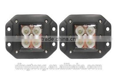 3" Cube Flush Mount LED Light ATV UTV auto parts light 16w 20w available