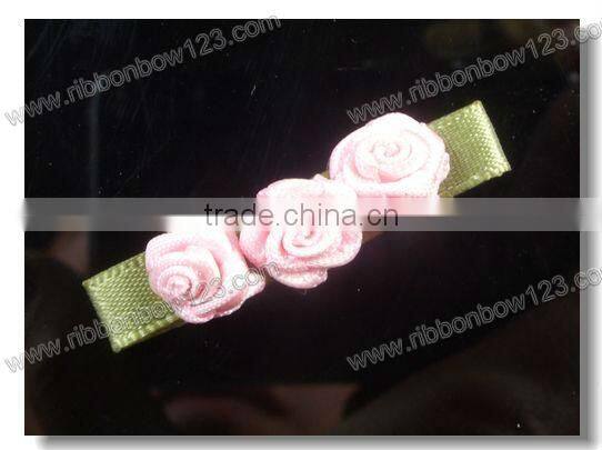 handmade grosgrain ribbon flower making hair flowers