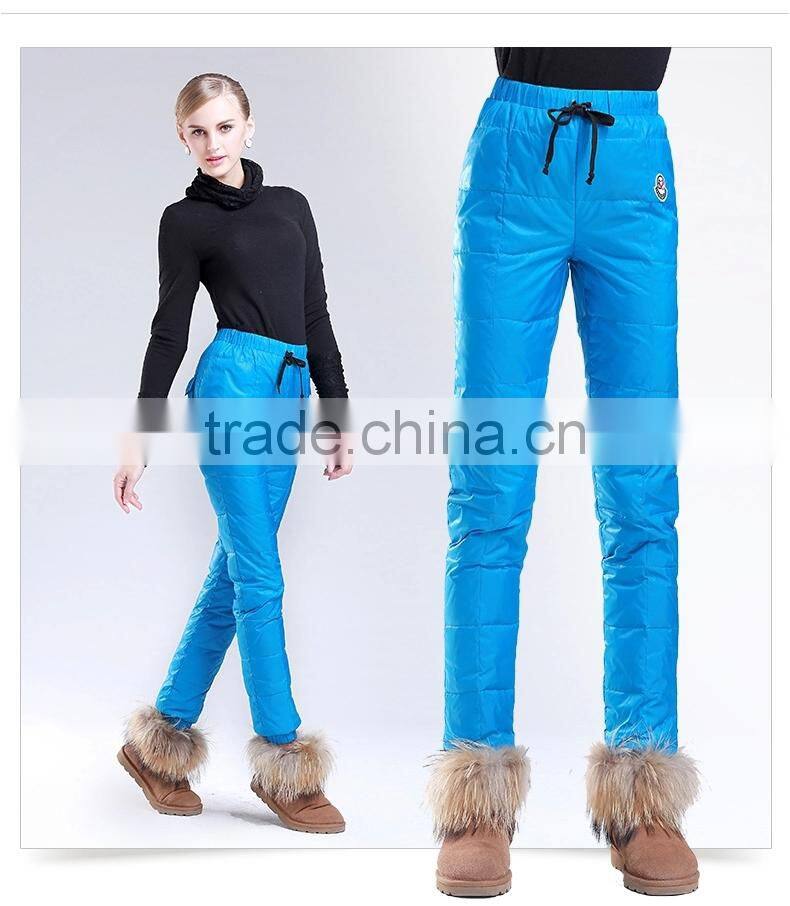 Lovers' clothes colorful keep warm thickening enlarge pants